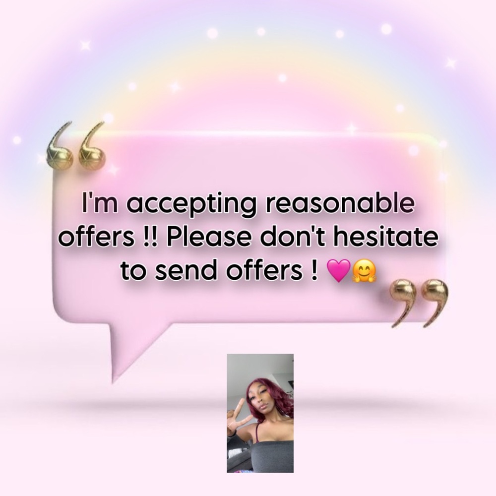 Accepting offers !